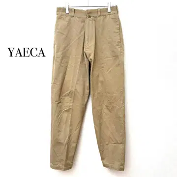 야에카 YAECA 치노 팬츠 [ 29 ] 카키 코튼 100% 일본제