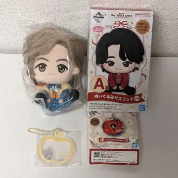 미세스 제일복권 A상 봉제 인형 E상 참 후지사와 료카 2종 세트!