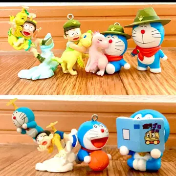 도라에몽 가챠 피규어 7개 세트 신공룡