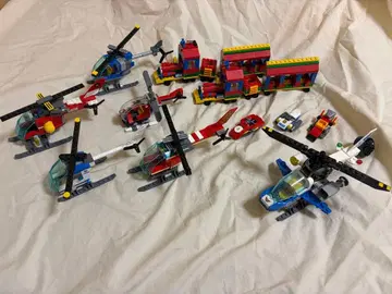 LEGO 레고 시티 헬리콥터 파크 기차 수상 바이크 세트