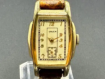 GRUEN 수동 와인딩 시계 골드 10금장 앤티크 빈티지