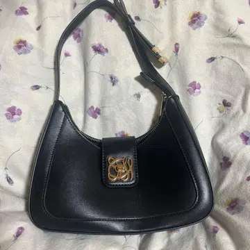 VIS 핸들 리본 원숄더백