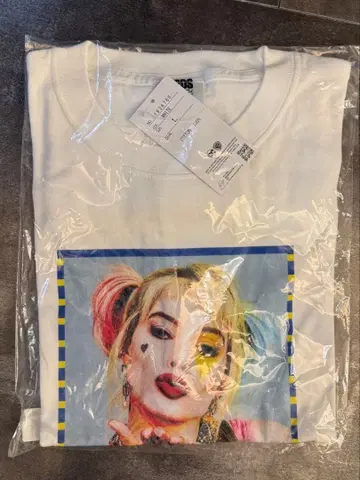 코믹콘 2025 복권 할리 퀸 T셔츠 L 사이즈