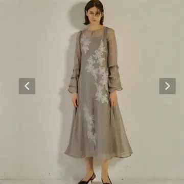 리돌 Sheer A-line 원피스 S 시어 원피스