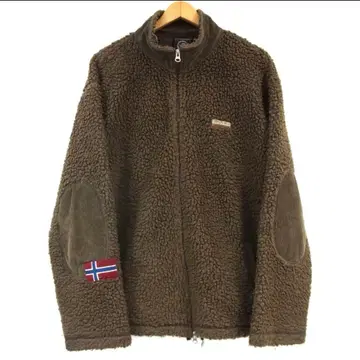NAPAPIJRI 플리스 자켓 브라운