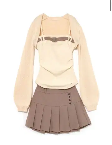 ANDMARY Heidi belt pleats set up