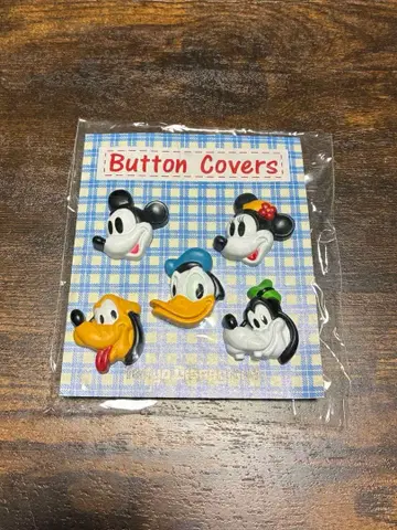 디즈니 버튼 커버 미사용품