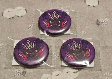 오레카 배틀 2 복권 사신 바스카 캔뱃지 3개 세트