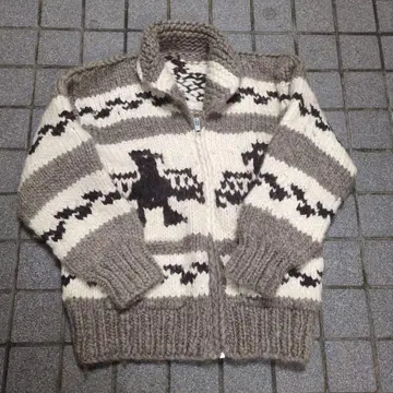 카우친 스웨터 울 100 도톰