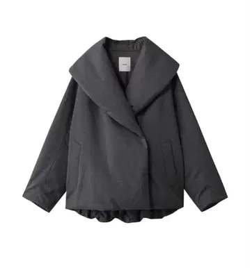 에부르 ebure 형태 다운 숄카라 미들 코트