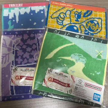 제일복권 Mrs. GREEN APPLE G상 자카드 타월 4개 세트