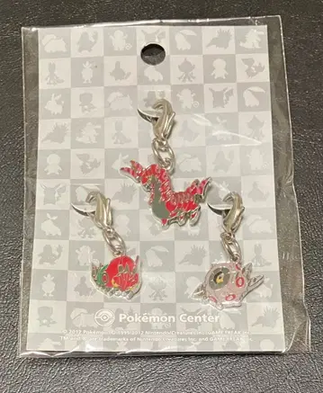 포켓몬 센터 한정판 메탈 참 컬렉션 3개 세트