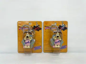 [레어] 월레스와 그루미트 액션 키체인 2개 세트 미개봉