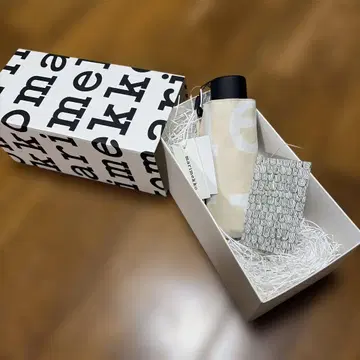 marimekko MINI MANUAL LOGO 접이식 우산