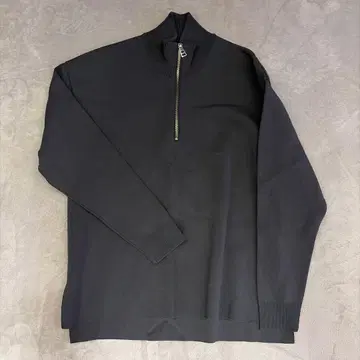 18G 플레인 자카드 하프 ZIP LS UNITED TOKYO