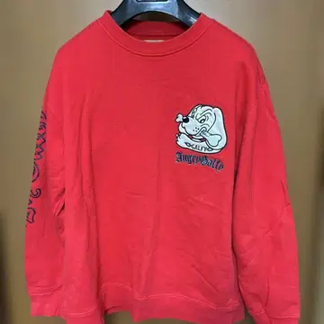 GALFY 앵그리 갈피 레드 맨투맨