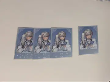 화이트 스노우 크리스마스 소피아 발렌타인 폴라로이드 카드