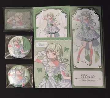 와카바 무츠키/모티스 캔뱃지 브로마이드 티켓풍 카드 아크릴 블록