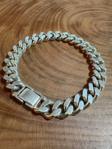 실버 925 키헤이 초와이드 팔찌 뱅글