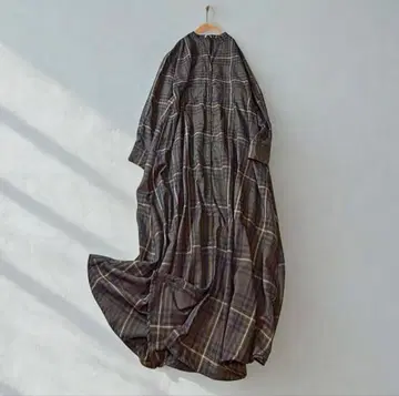 URBAN RESEARCH ITEMS 체크 롱 원피스 F