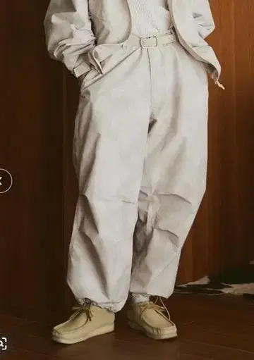 soerte 토탈 패턴 밀리터리 와이드 카고 팬츠