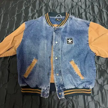 Dunbrooke 바시티 자켓 데님/베이지