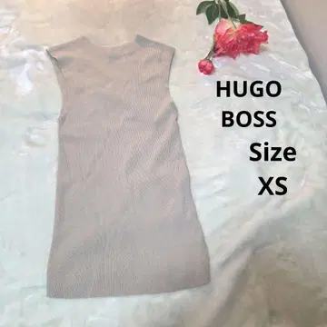 [ 오샤레 HUGO BOSS ] 베이지 니트 베스트 사이즈 XS