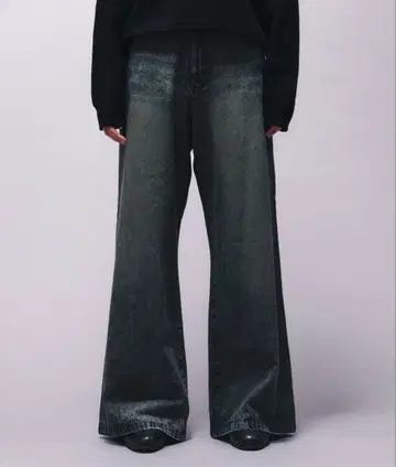 빈티지 와이드 데님 팬츠