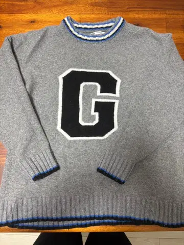 ZARA 그레이 G 로고 니트 S 사이즈