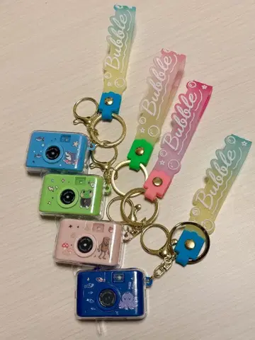 이탈리안 브레인 로트 카메라형 아크릴 키링 세트