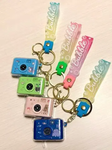 이탈리안 브레인 로트 카메라형 아크릴 키링 세트