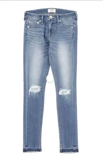 GYDA 스키니 데님 블루 데미지 가공