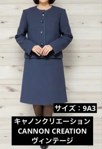 CANNON CREATION 캐논 크리에이션 네이비 컬러 수트 셋업