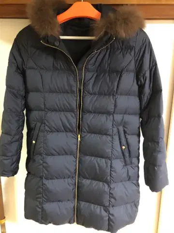 anySiS 다운 코트 리버서블 네이비 컬러