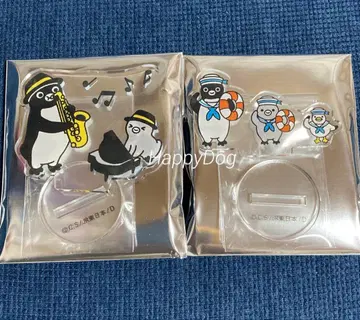 Suica 펭귄 펜스타 사쿠라기초 한정판 아크릴 스탠드 2개 세트 C