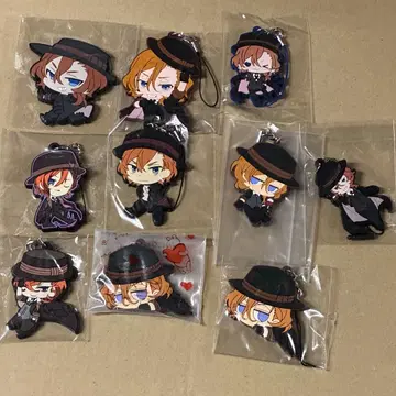 문호 스트레이독스 문스토 나카하라 츄야 러버 스트랩