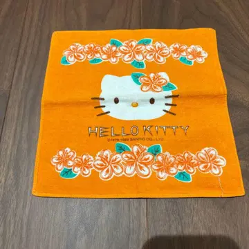 헬로키티 타월 오렌지