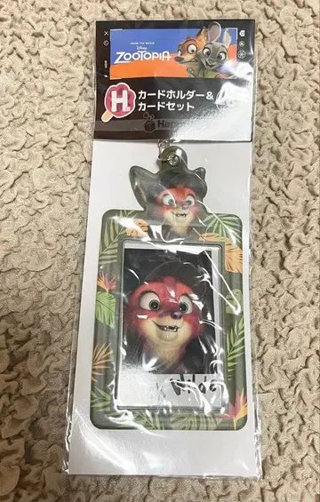 주토피아 Happy 복권 카드 홀더 & 카드 세트 닉 미개봉