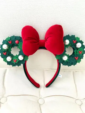 디즈니 머리띠 크리스마스 2024 리스