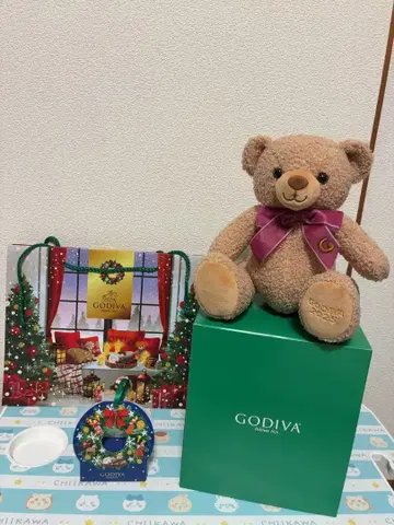 GODIVA 곰 2025 초코 봉투 묶음 판매