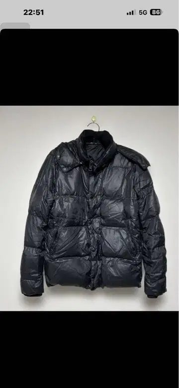 SHIPS JET BLUE 블랙 다운 자켓 다운 90 페더 10