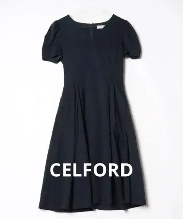 CELFORD A라인 네이비 원피스