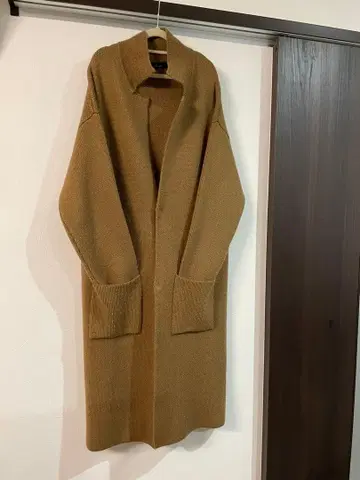 Rings 브라운 체스터 코트 니트