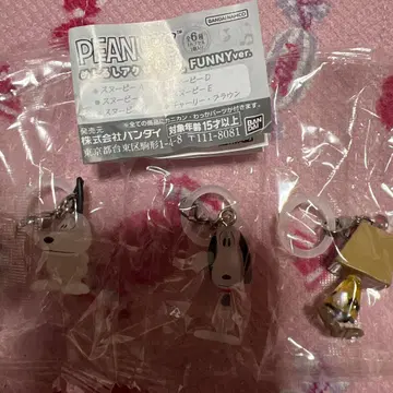 PEANUTS 메지루시 액세서리 FUNNY 스누피 A&B 찰리