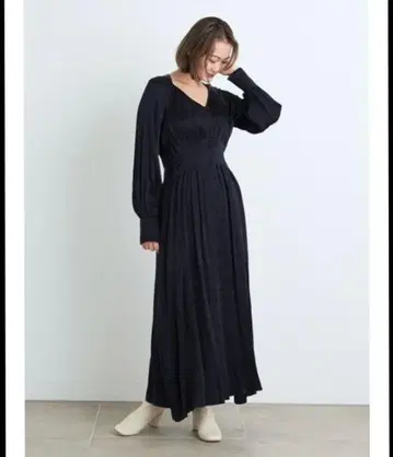 FRAY I.D 프레이 아이디 새틴 롱 원피스