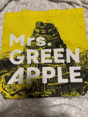 Mrs.GREEN APPLE 바벨탑 Jam시트 한정판 토트백