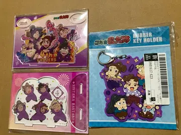 닌타마 4학년 아크릴 스탠드 러버 키링 3종 세트