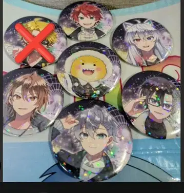 컬러풀 피치 토부 동물공원 캔 배지 6개 세트 [ 낱개 판매 가능 ]