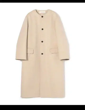 새상품 GALERIE VIE 더블 페이스 크루넥 롱 코트
