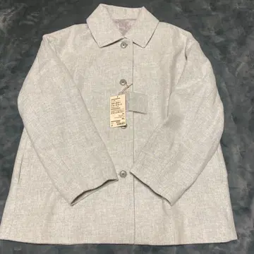 무인양품 울 혼방 숏코트 XL 라이트 그레이